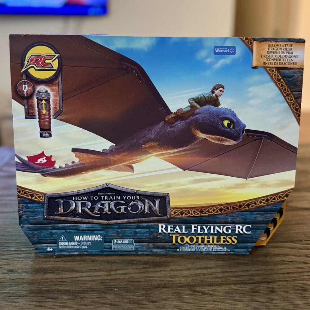 How to Train Your Dragon 2 Flying Toothless Remote Control RC New Sealed 2026